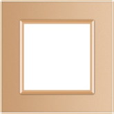 Рамка 1-постова LIVOLO, загартоване скло, золота, 80×80 мм (VL-P7E-2A) Коломия - фото 5