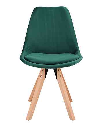 Стілець Saida Jumi у скандинавському стилі з дерев'яними ніжками зелений Київ