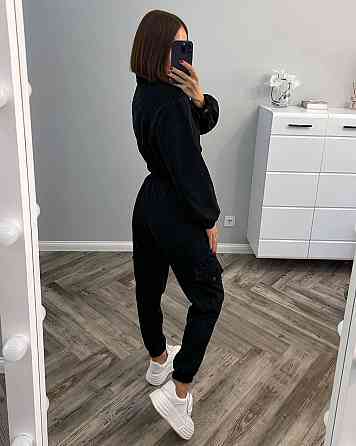 Женский стильный базовый костюм двойка из микровельвета Одесса