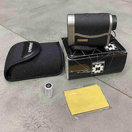 Дальномер лазерный KONUS RF-1500, 6x25, дальность 5-1500 м, с компенсацией угла наклона и сканированием Solmir Киев