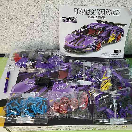 Конструктор машинка Ламборджини 470 деталей Техник JKC 7113 фиолетовый Хмельницкий