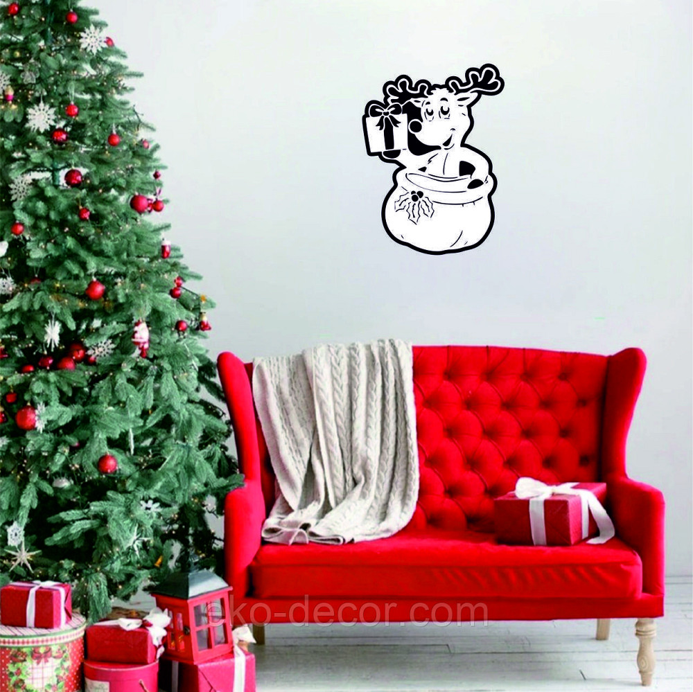 Декоративное настенное Панно «Новый год», Декор на стену 90*65 см Киев - изображение 6