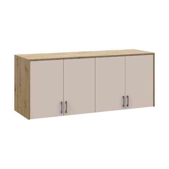 Антресоль высокая Doros Ронди Дуб Артизан/Кашемир 4 ДСП 160х52х65 (DRS-011910) Днепр