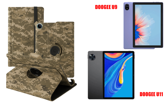 Чехол Spinner360 для планшета Doogee U11 Pro, цвет Klasika Хаки Киев