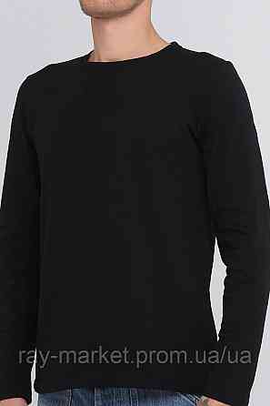 Лонгслів базовий Ray Basic чоловічий чорний (U0103М-Black) M Київ