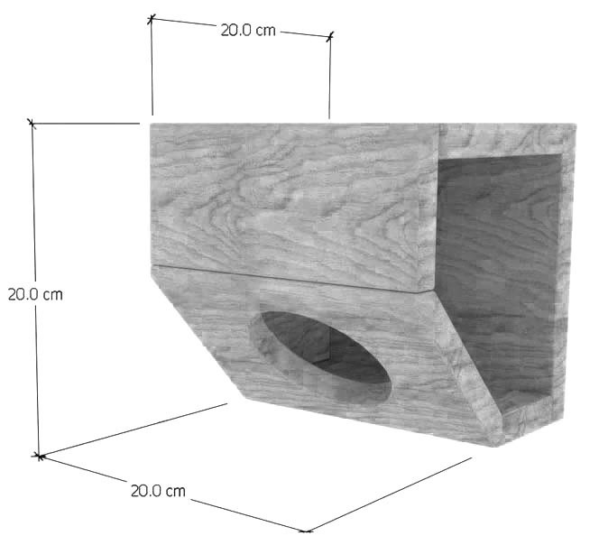 Домик для шиншиллы 