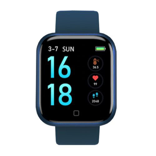 Smart Watch T80S, два браслета, температура тела, давление, оксиметр. Цвет: синий HY-44 Львов - изображение 20