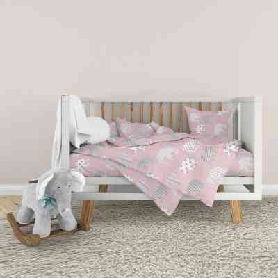 Детский постельный набор Home Line Слоны (розовый) (181495) Винница
