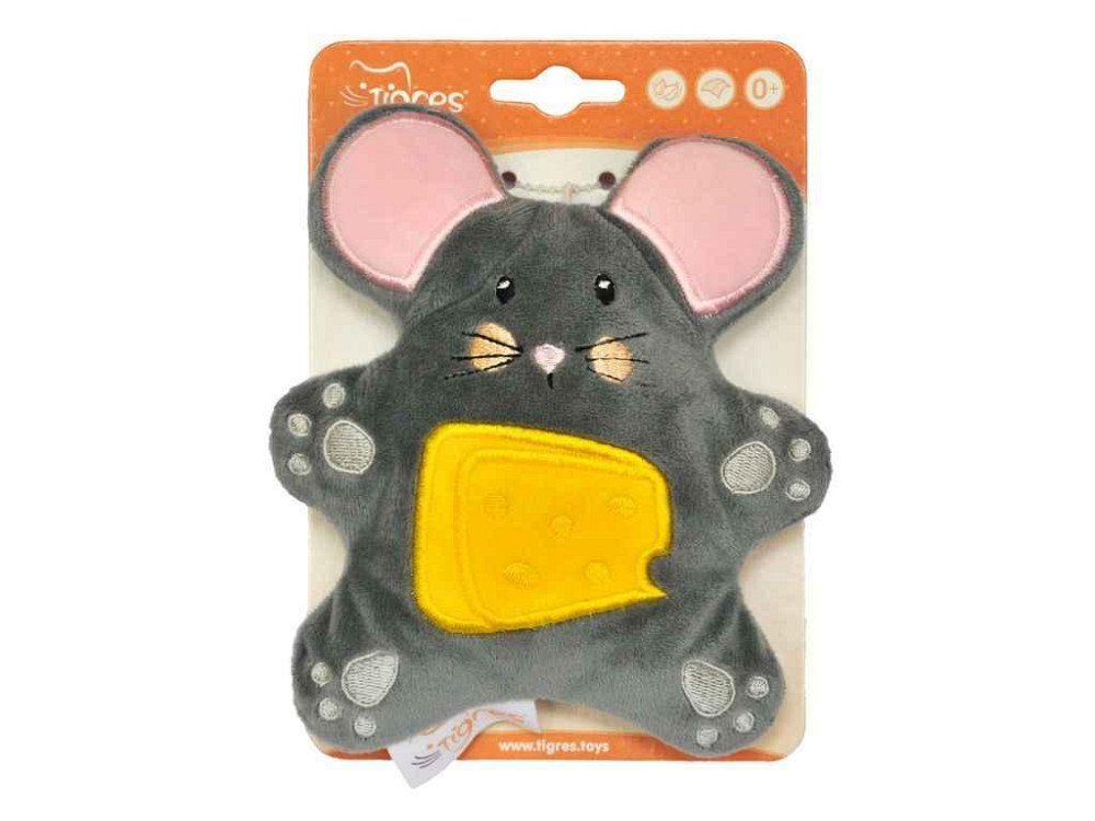 Мяка іграшка Мишеня Кращий друг 5*13*18см сірий арт.ІГ-0080 ТМ TIGRES Київ - фото 1