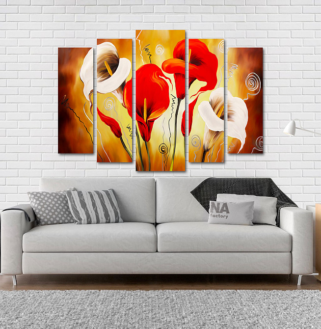 Модульна картина Абстракція Лілія Art-143_5 Київ - фото 2