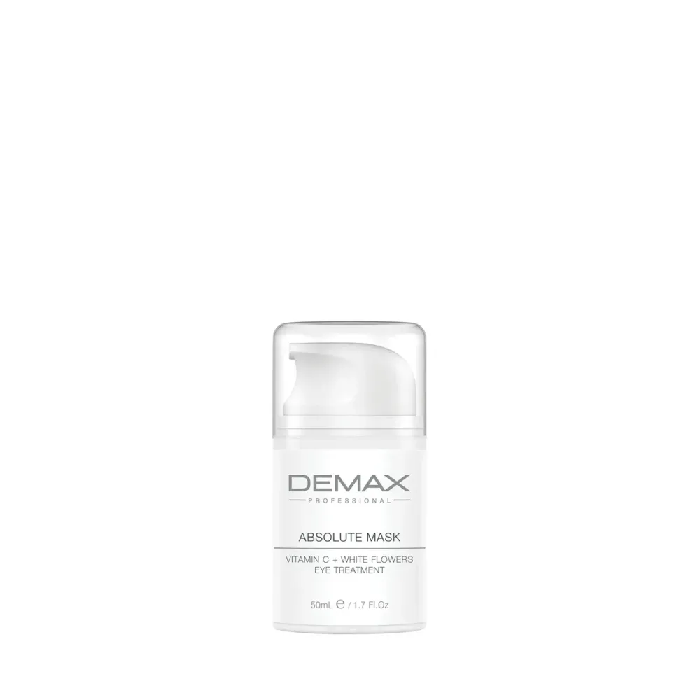 Мультивитаминная маска для глаз «Витамин С и белые цветы» Absolute mask Vitamin C + White Flowers Demax 50 мл Днепр - изображение 1
