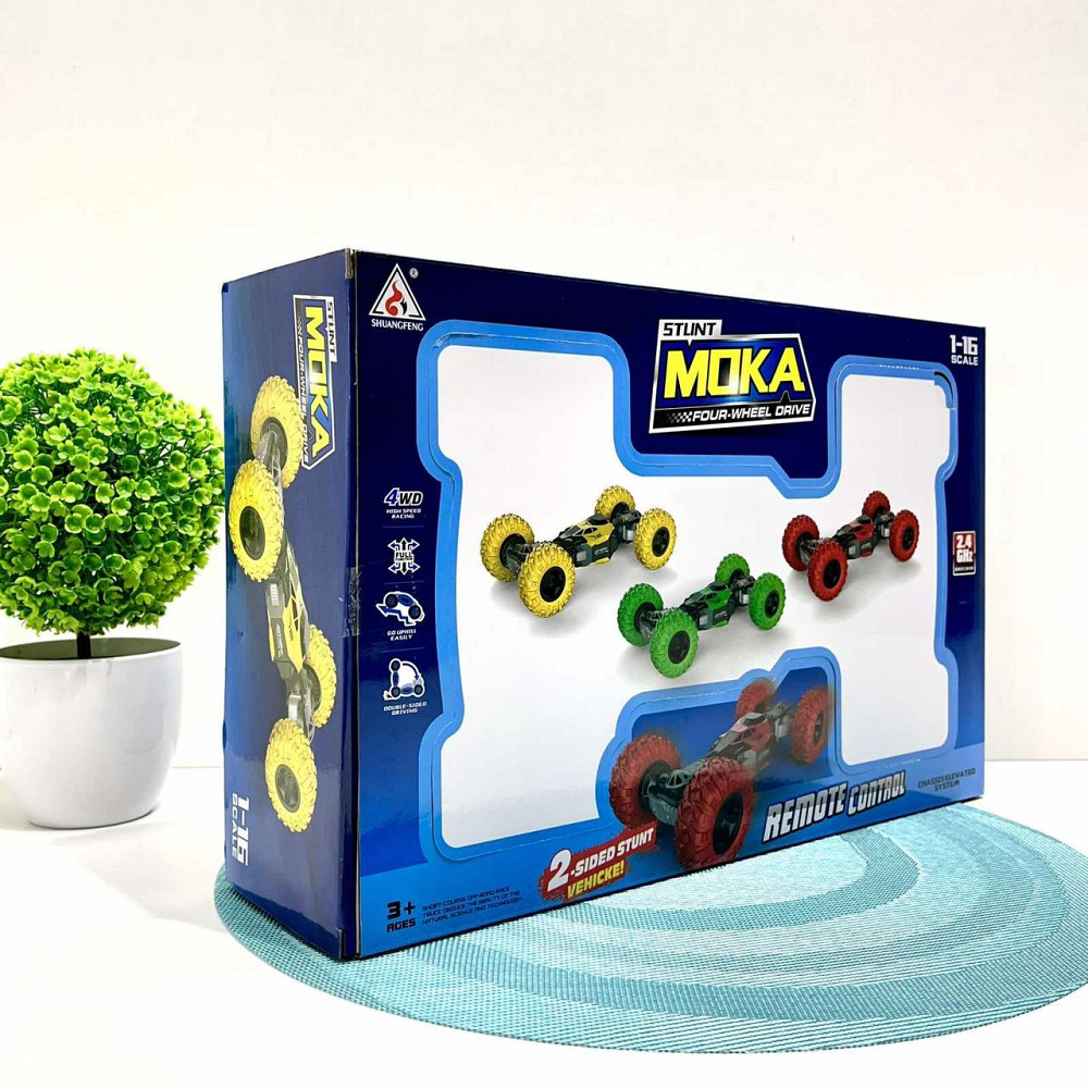 Машина трюкова всюдихід на радіокеруванні трансформер з гнучким корпусом Червона (8023) Чернігів - фото 8