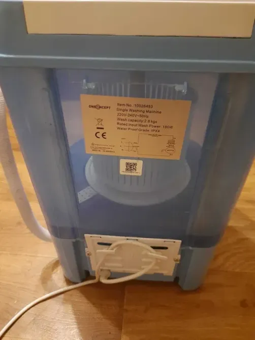 Мини-стиральная машина OneConcept SG003 с отжимом 2,8 кг из Германии Уценка Днепр - изображение 8