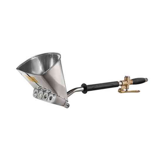 Ковш-хоппер штукатурный пневматический для потолка, 3 л, 5-6 атм, 400 л/мин INTERTOOL PT-0405 Киев