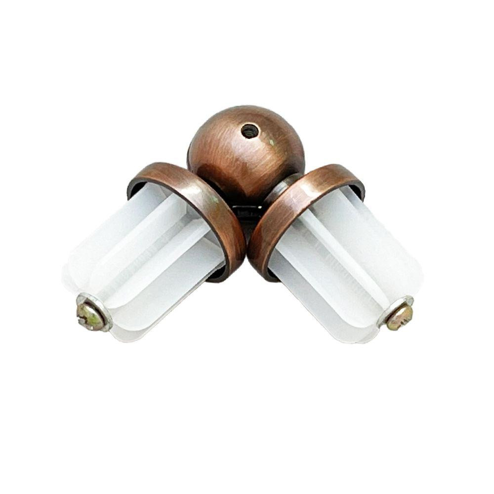 КУТОВИЙ з'єднувач для труби Orvit 25 мм МІДЬ Львів - фото 1