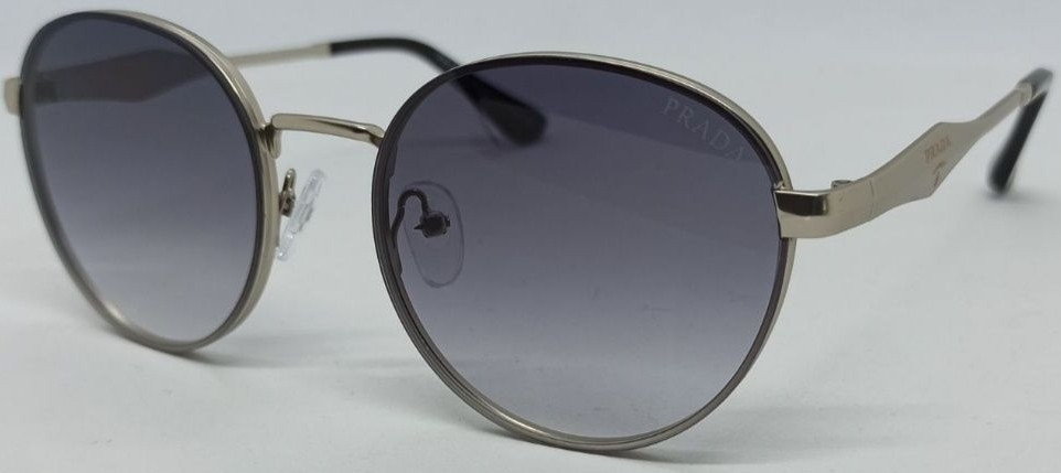 Женские брендовые очки серый и коричневый градиент в метал оправе 364. Киев - изображение 8