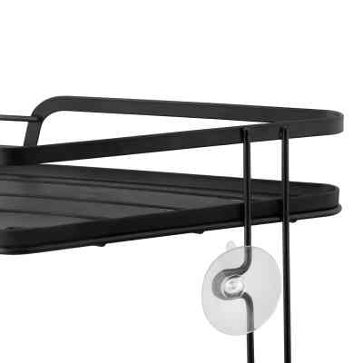 Полка в ванную Ardesto Vigor 2-ярусная угловая Черная (ARHK4503PB) Винница