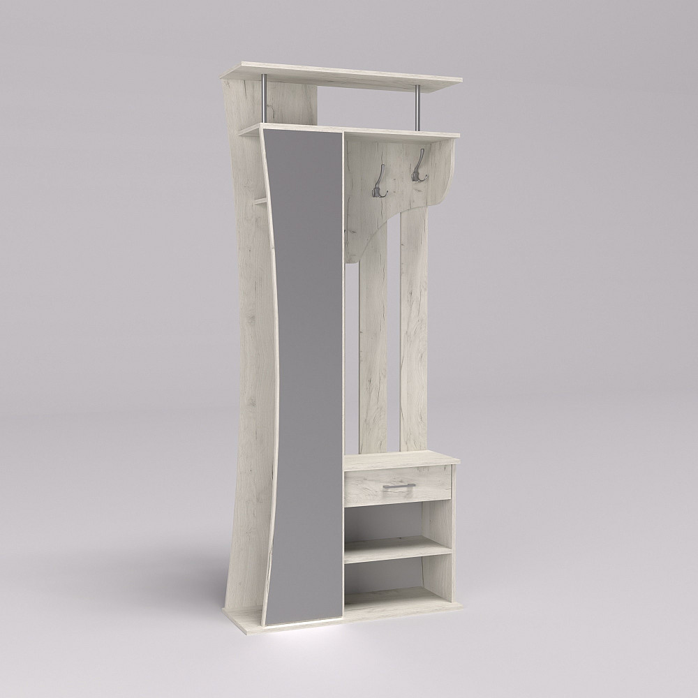 Передпокій Соло-8, Дуб Крафт Білий, 900/330/2100 Львів - фото 4