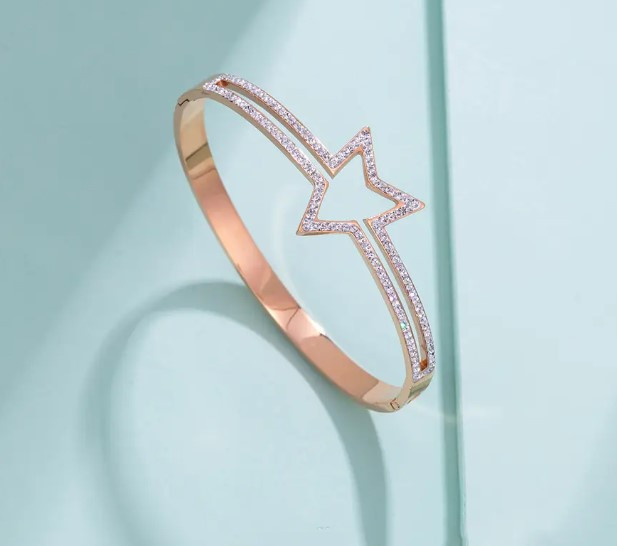 Браслет Xuping Стріла Амура 37810, довжина 19см, ширина 7мм, позолота РО Київ - фото 2