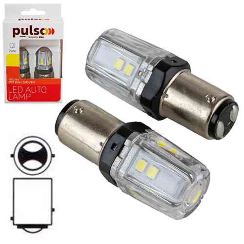 Світлодіодна лампа PULSO 1157 BAY15d 12SMD-2835 9-36В 550/100лм габаритна Харків
