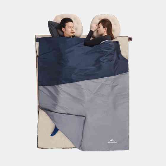 Спальний мішок Naturehike LW180 CNK2550WS026 Sunny Day PL01, (14°C) XL коричневий Київ