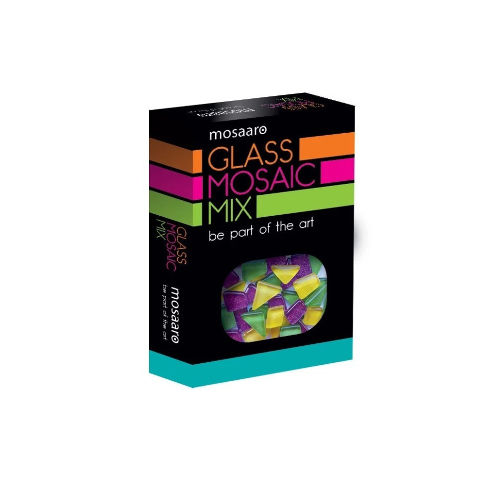 Дитячий набір для творчості "Мозаїчний мікс" MA5002 зелений, жовтий, фіолетовий з глітером Вінниця - фото 1