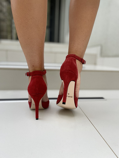 Nivelle Босоніжки жіночі NIVELLE 1794/10503-10512 червоні (літо, замша натуральна) (3674) 36-39 Коломия - фото 8