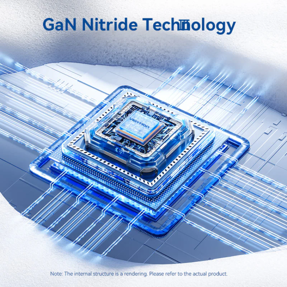 Зарядний пристрій Vention 2-Port USB GaN 30W Білий Київ