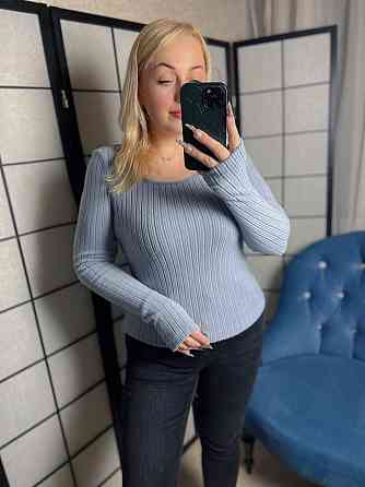 Женский базовый лонгслив с длинным рукавом ангора 