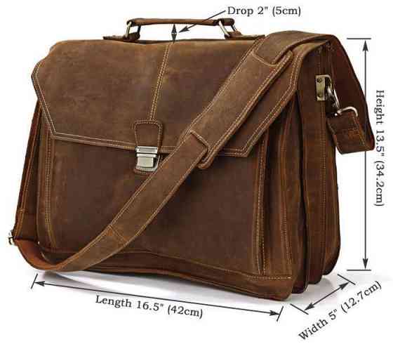 Портфель Vintage 14100 Коричневий Київ