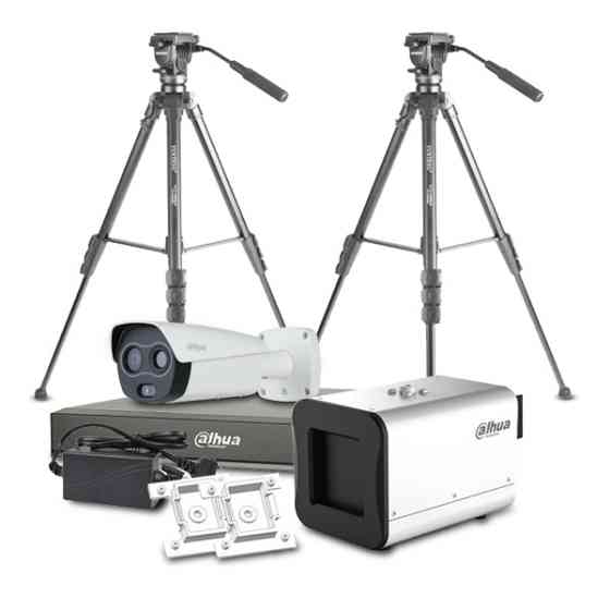 Тепловізійний комплекс контролю доступу з вимірюванням температури тіла Pandemic control portable Киев