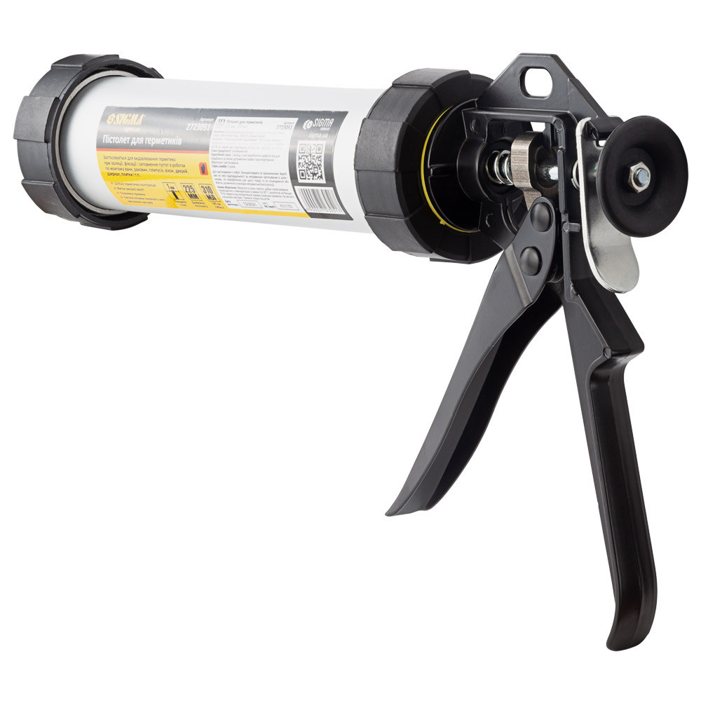 Пістолет для герметиків 225 мм 310 мл (алюмінієва туба) SIGMA (2723051) Київ - фото 4