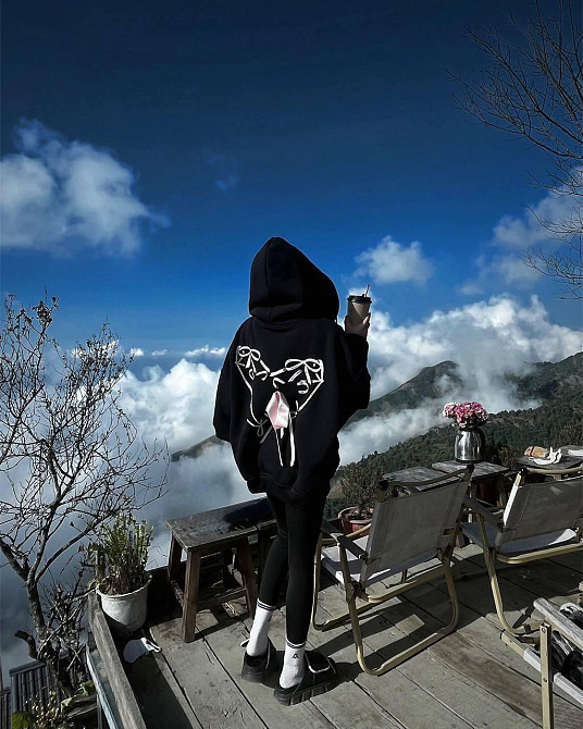 Жіноча стильна принтована зіп-худі  тринитка на флісі Одеса - фото 7