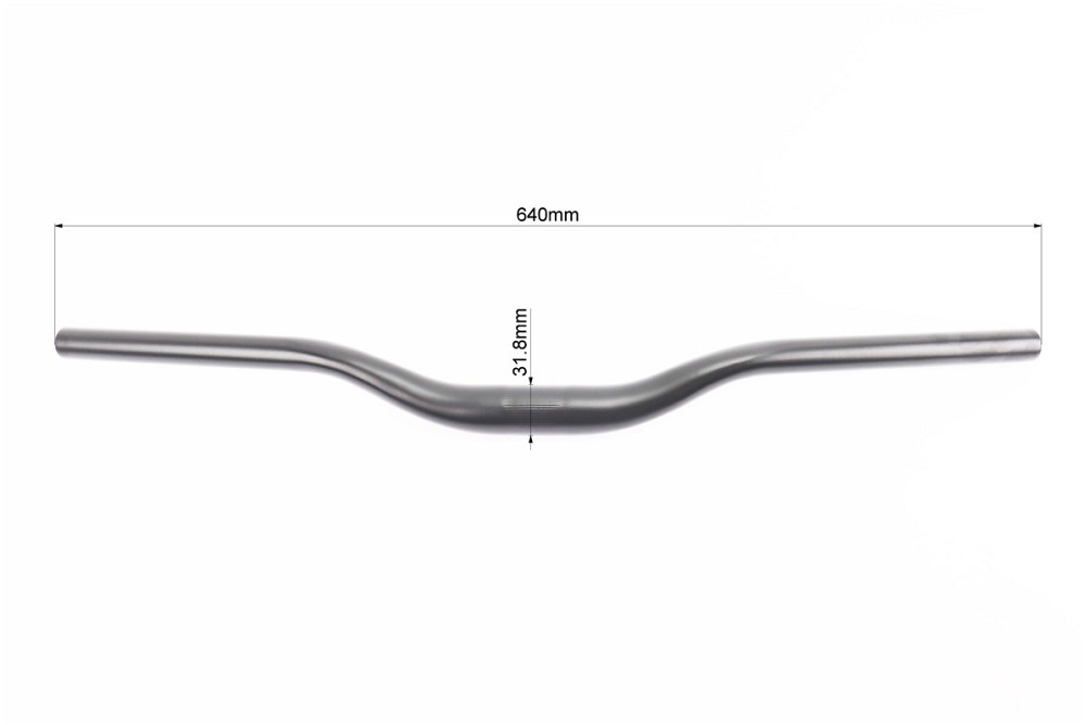 Кермо MTB 31,8х640мм, чорний YL-004 Киев - изображение 3