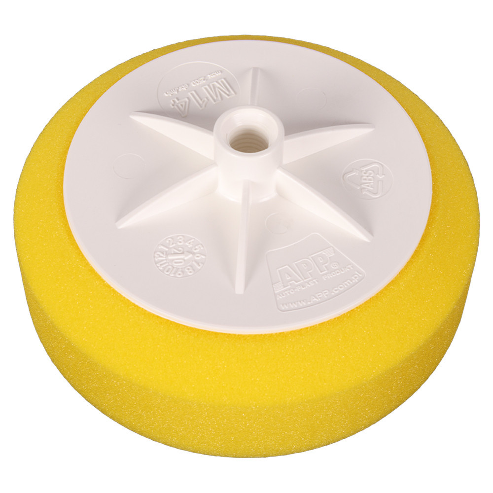 Круг (губка) полірувальний жовтий універсальний Ø150мм М14 50мм APP, 080120 Винница - изображение 1