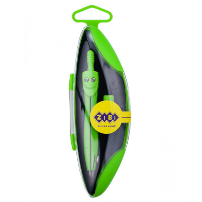 Циркуль ZiBi NEON START, в тв. футляр, зап.грифель, салатовый, KIDS Line (ZB.5323NS-15) Винница - изображение 1