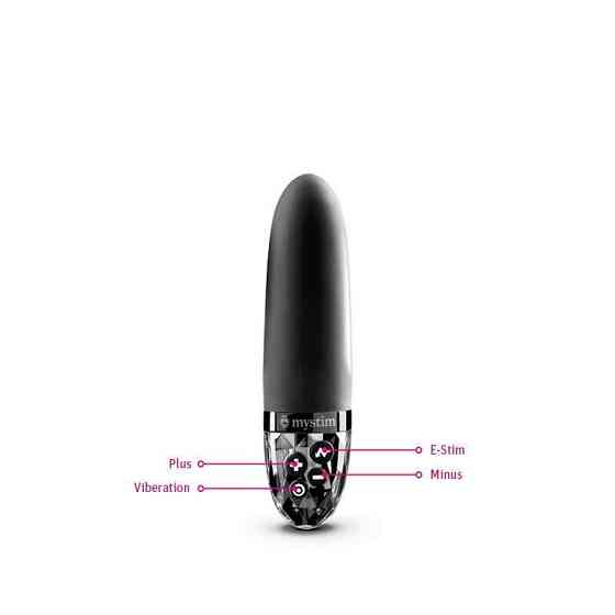 Вібратор з електростимуляцією Mystim Sleak Freak Black Edition Sex Aura Київ