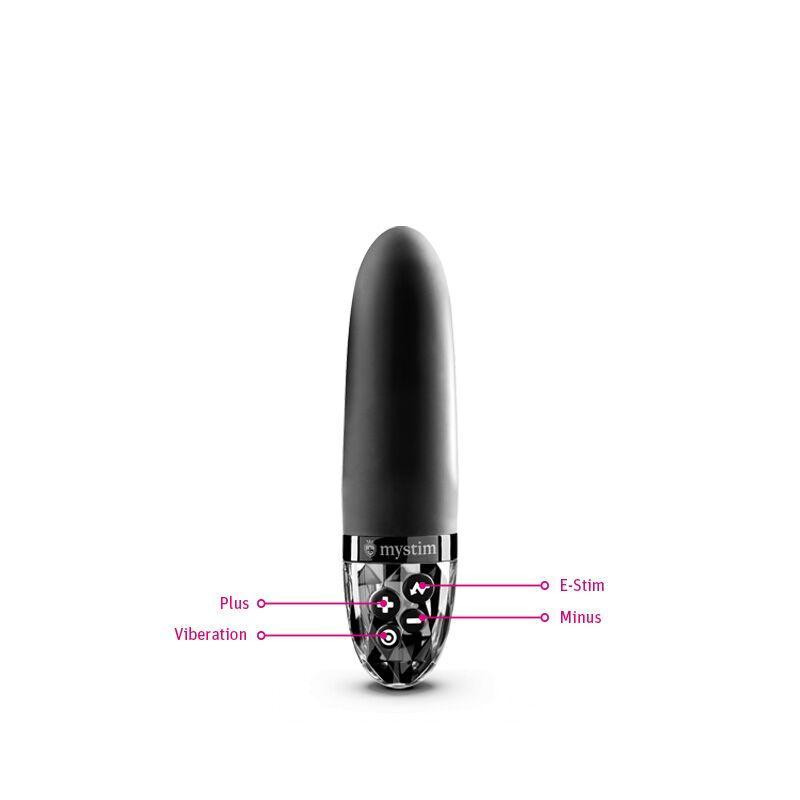 Вібратор з електростимуляцією Mystim Sleak Freak Black Edition Sex Aura Київ - фото 5