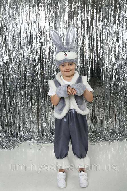Детский карнавальный костюм зайца белого Заяц белый Кривой Рог - изображение 6