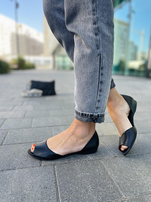 SEE SEVEN Балетки жіночі SEE SEVEN 73 чорні (весна-літо, шкіра натуральна) (3456) лише 37р.38р. Коломия - фото 10