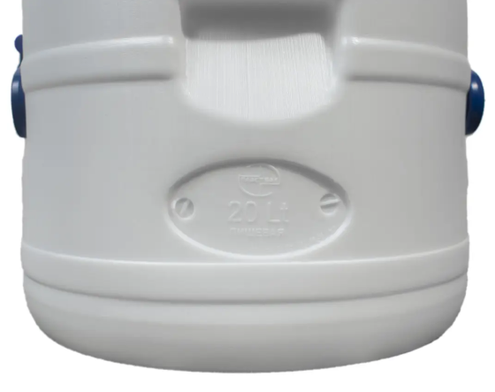 Бочка пластиковая 20л пищевая белая бидон  широкая горловина для солений,меда,молока Днепр