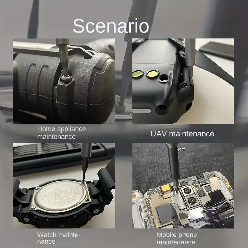 Набір точних викруток 24-в-1 для смартфонів та планшетів - Алюмінієвий сплав, неелектричний ремонтний набір з різними бітами Кам'янець-Подільський - фото 7