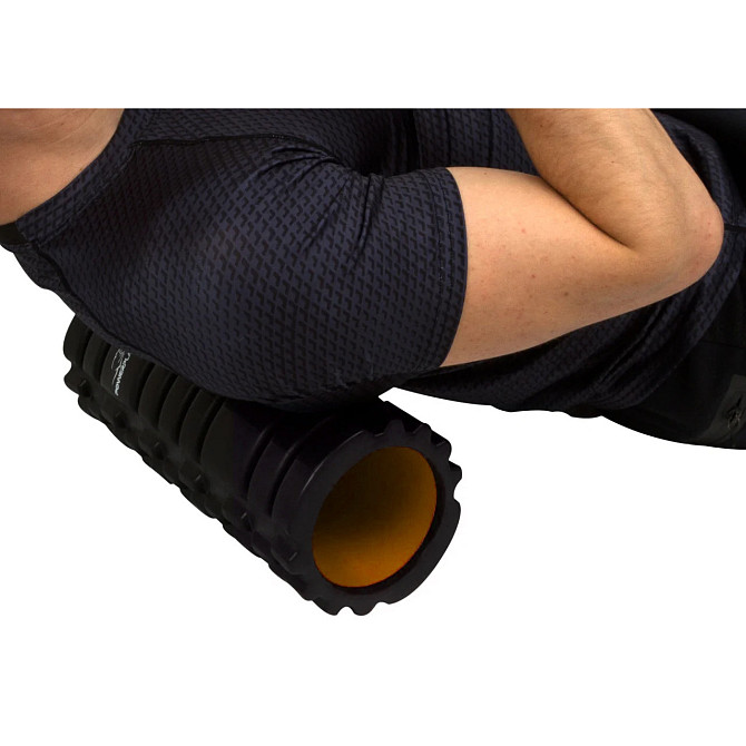 Масажний ролик (роллер) PowerPlay 4025 Massage Roller Чорно-помаранчевий (33x14см.) Каменское - изображение 10