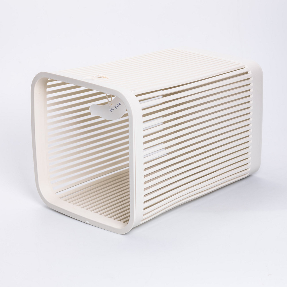 Кошик для сміття пластиковий в офіс для паперу 22×22×30 (см) кошик під сміття 8 (л) відро для сміття Бежевий HP-45-9BE Київ - фото 4