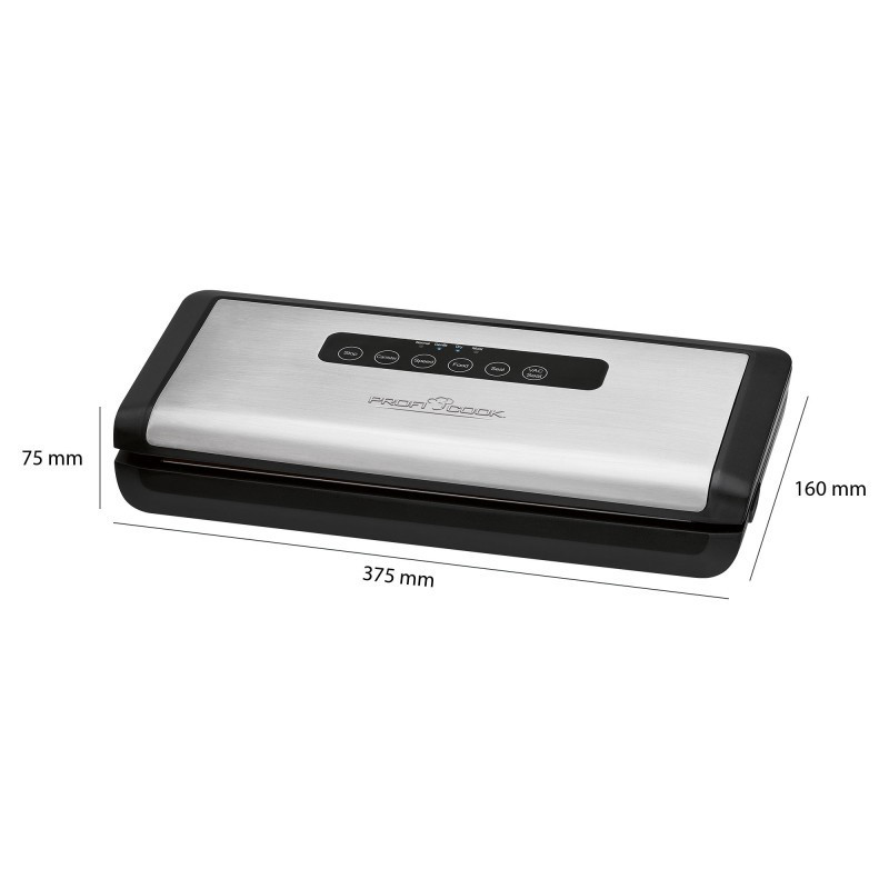 Вакуумный упаковщик мощность всасывания 12 л/мин с 18 пакетами Profi Cook PC-VK (1146) 120 Вт Нововолынск - изображение 9