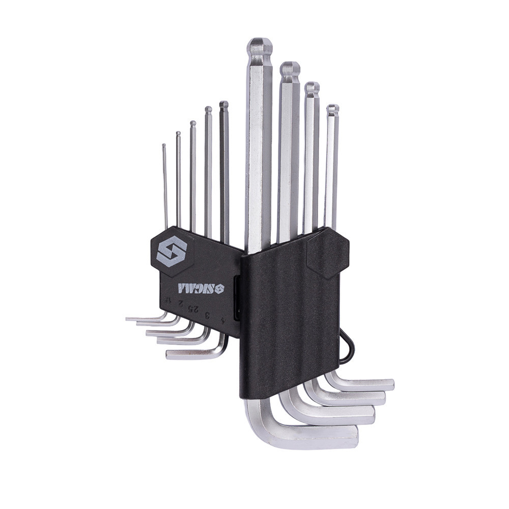 Ключі шестигранні 9шт 1.5-10мм CrV (середній шар) SIGMA (4022121) Рівне - фото 7