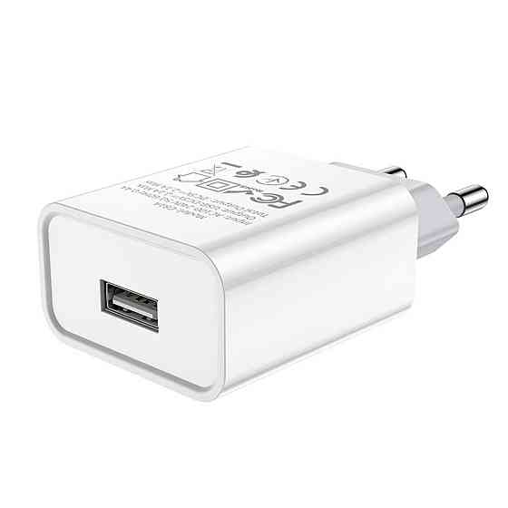 Мережевий зарядний пристрій HOCO C81A Asombroso single port charger White Киев