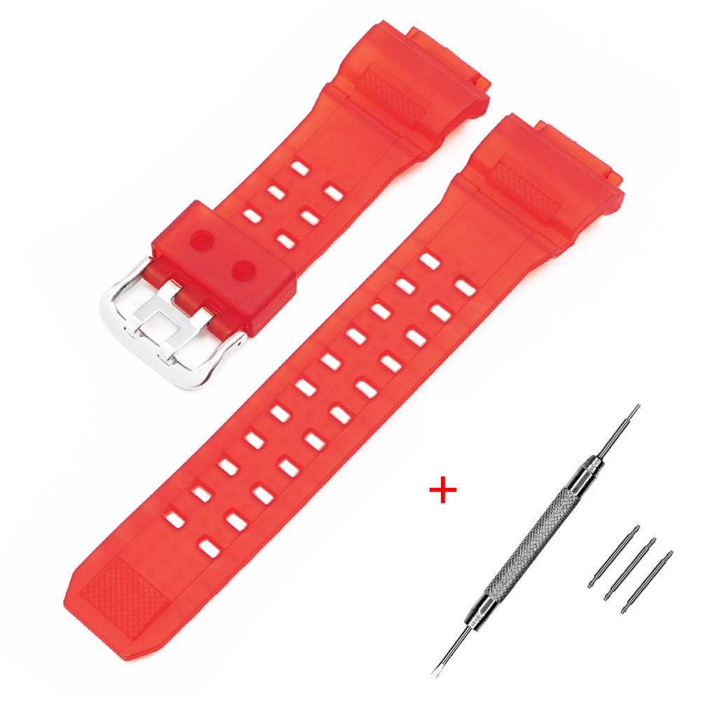 Ремешок для Casio G-Shock GW-9400 Transl Red SI SBR Киев - изображение 1