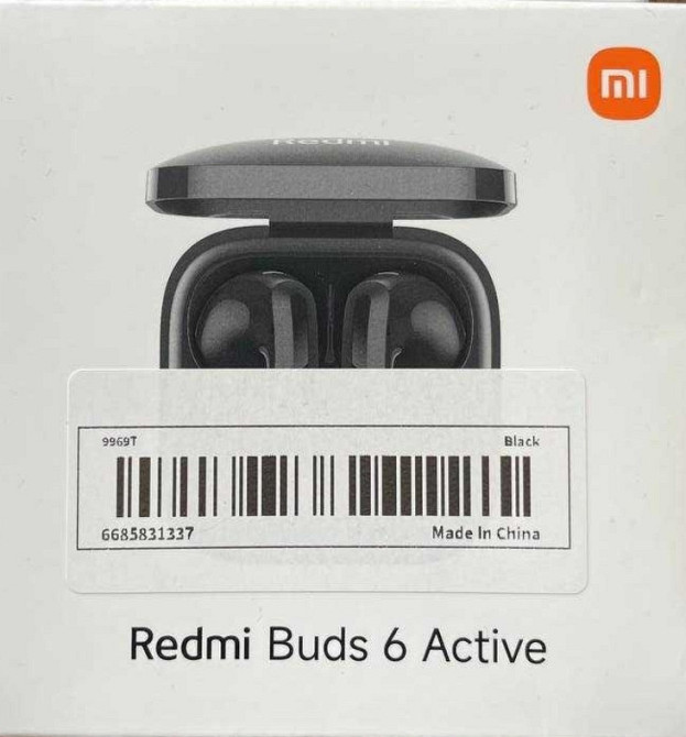 Xiaomi Redmi Buds 6 Active Black Київ - фото 4
