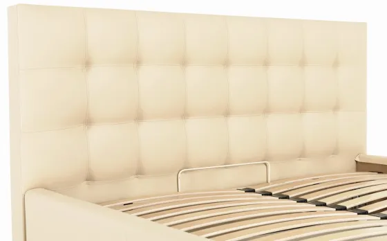 Ліжко Двоспальне Chester New Comfort 160 х 200 см Fly 2207 З підйомним механізмом та нішою для білизни Бежевий Київ